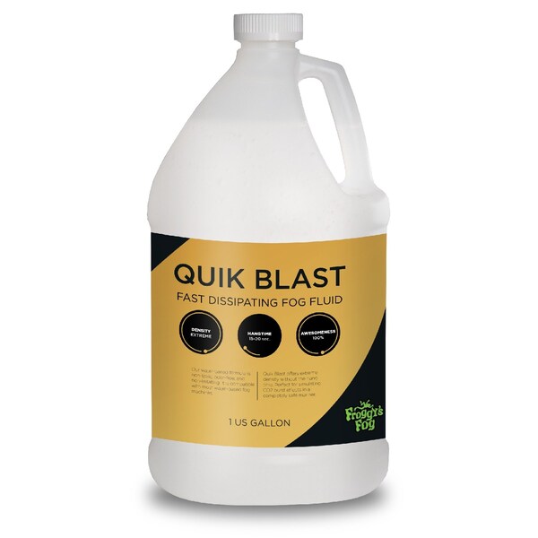 Quik Blast Fast Dissipating Fog Fluid - 1 Gallon